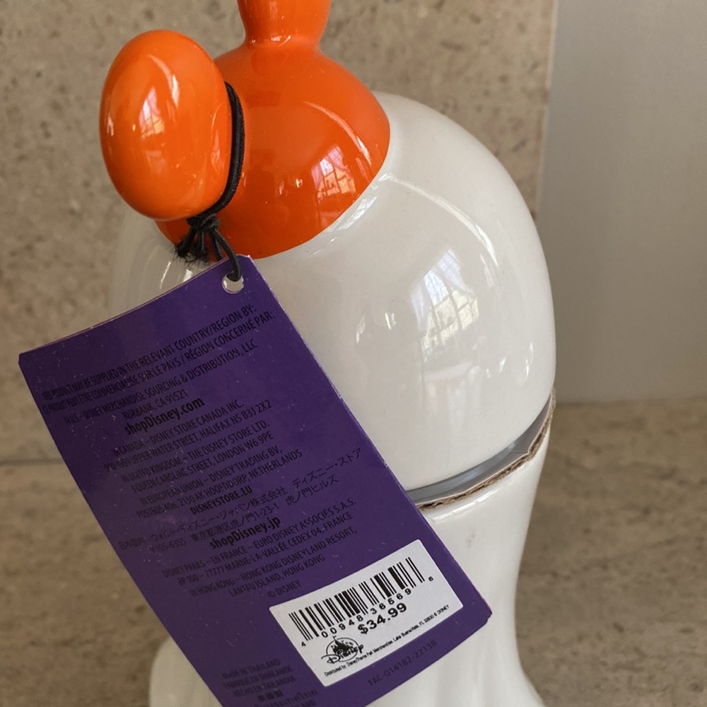 Disney Mickey Mouse Ghost Ceramic Candle - Picture 5 of 9